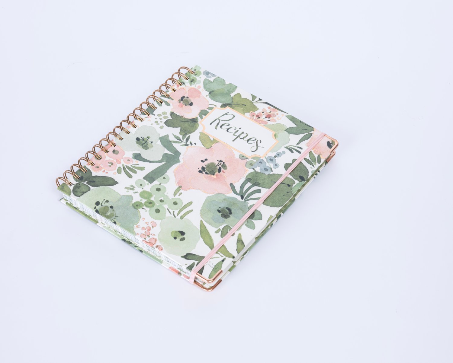 Customized UV printing laminated spiral paper hard cover 120 sheets customized size lifestyle adult recipe notebook schedule daily weekly schedule