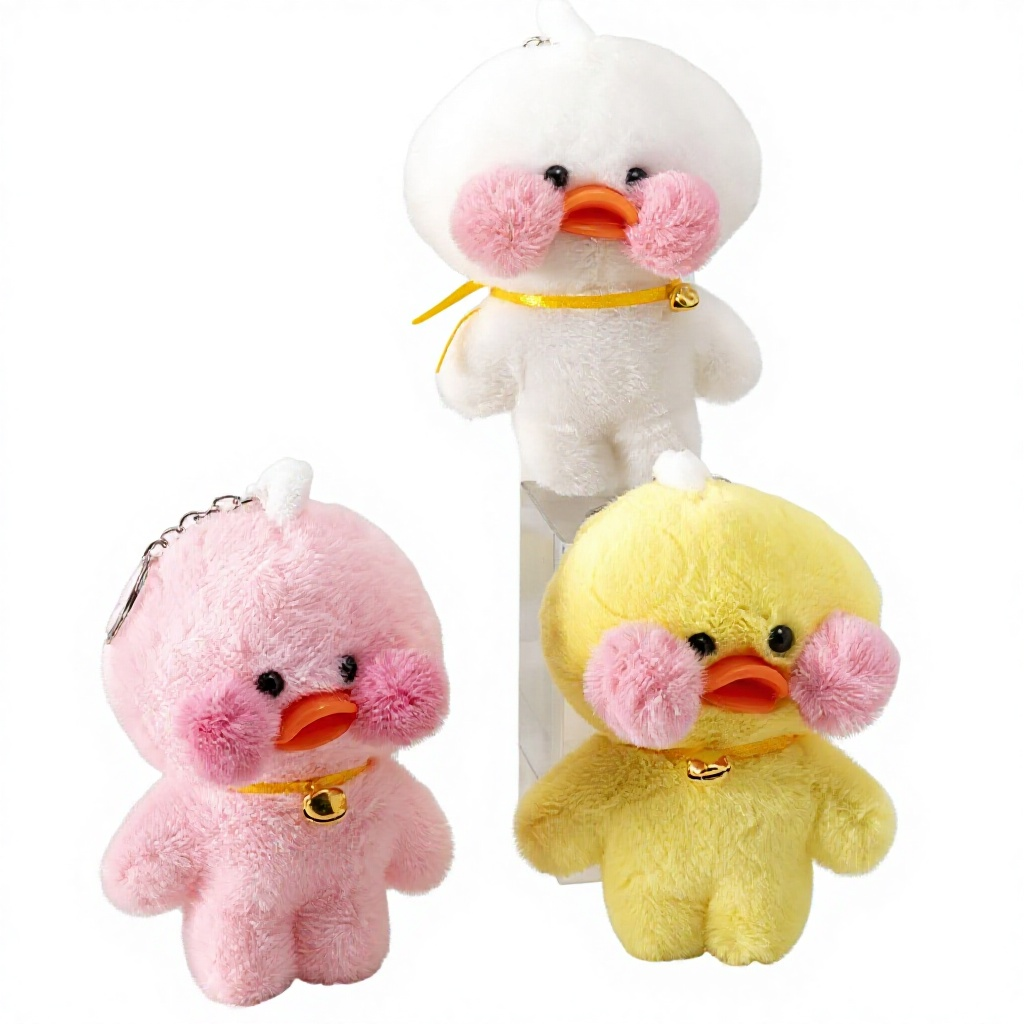 New 8-inch streaming model small yellow duck claw doll toy cute plush toy wholesale 12cm