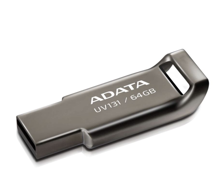 New Adata UV131 USB flash drive 16GB/32GB/64GB USB 3.1 metal USB flash drive, high-speed mini USB flash drive, portable USB flash drive 3.0