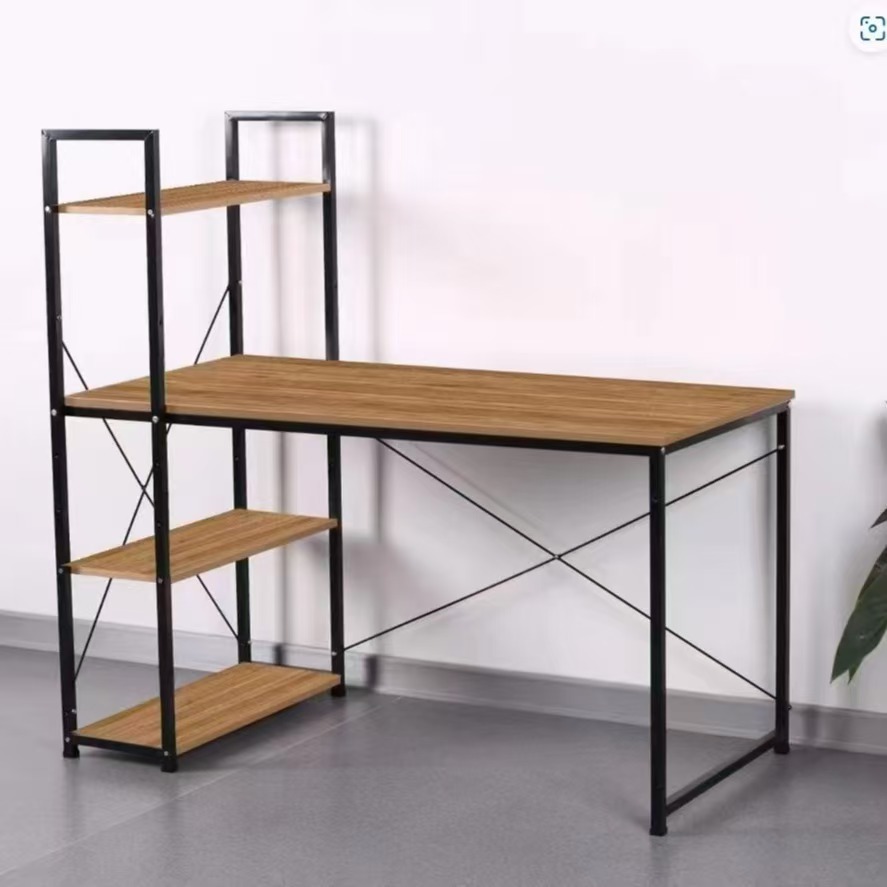 Manufacturer wholesale furniture modern design simple style computer desk with shelves hot selling office bedroom learning